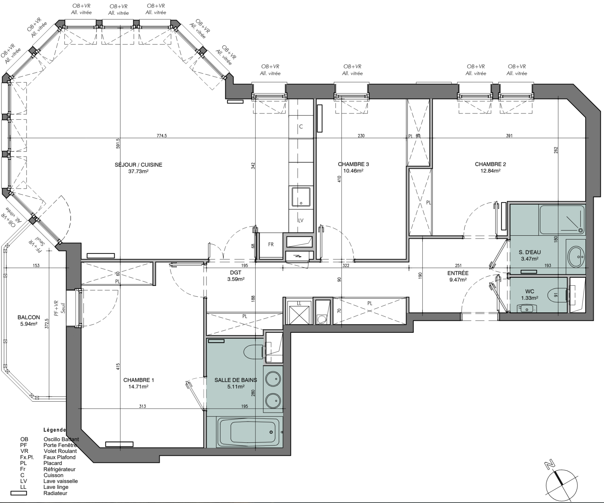 appartement 4 pièces en vente sur LE TOUQUET PARIS PLAGE (62520)