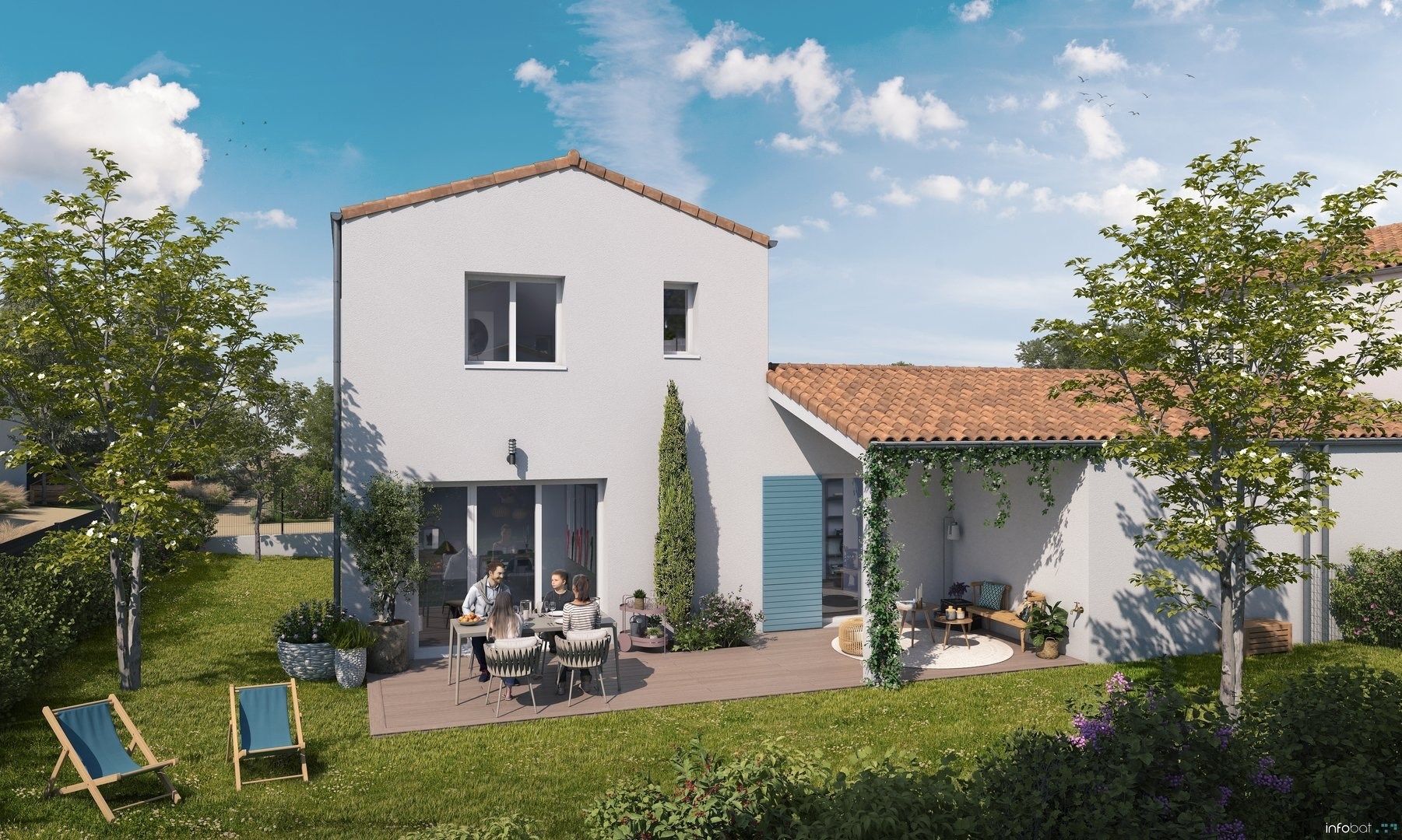 maison contemporaine 5 pièces en vente sur ST SULPICE DE ROYAN (17200)