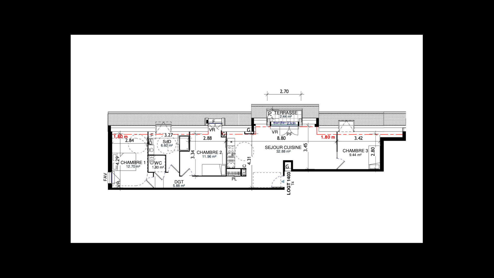 appartement 4 pièces en vente sur HONFLEUR (14600)